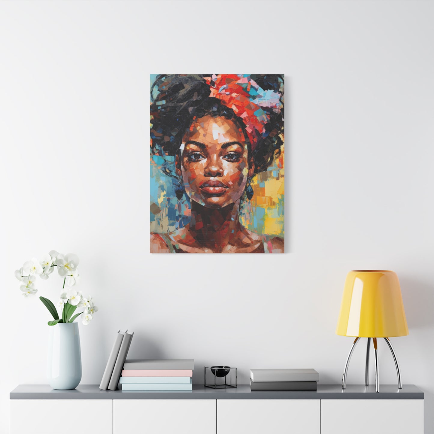 Black woman boho art | Digital Print | Wall art | Black art | Home decor | Abstract Female Print | Black girl print