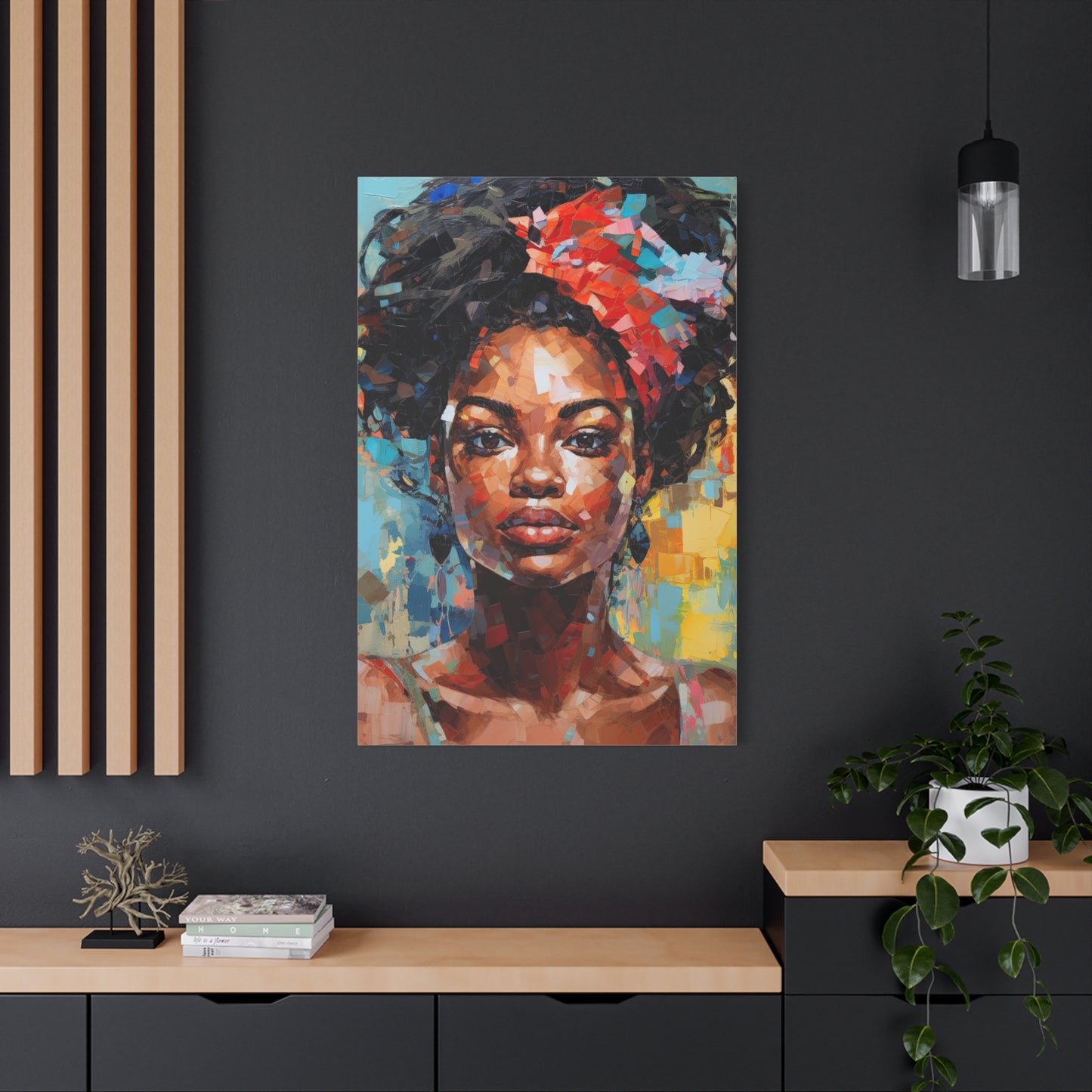 Black woman boho art | Digital Print | Wall art | Black art | Home decor | Abstract Female Print | Black girl print