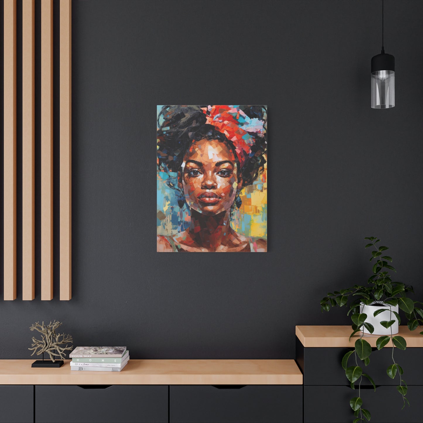 Black woman boho art | Digital Print | Wall art | Black art | Home decor | Abstract Female Print | Black girl print