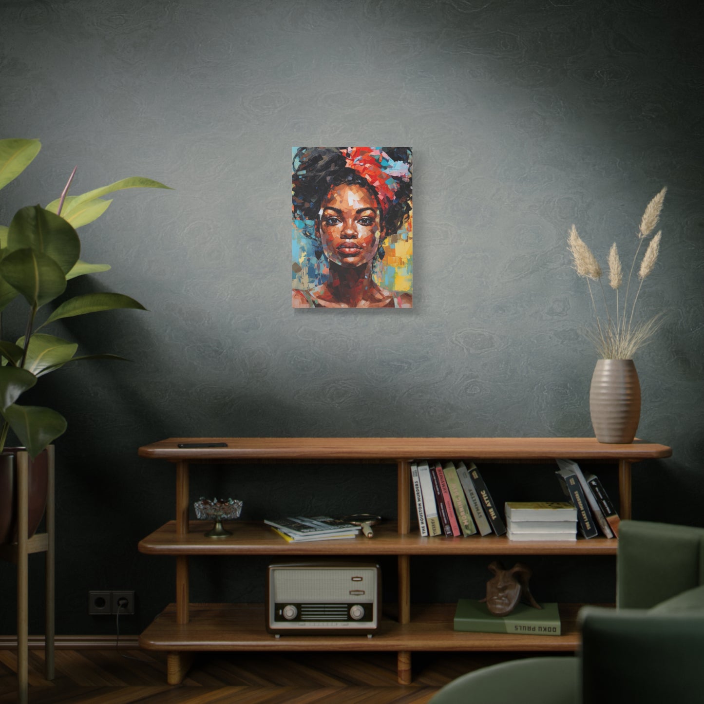 Black woman boho art | Digital Print | Wall art | Black art | Home decor | Abstract Female Print | Black girl print