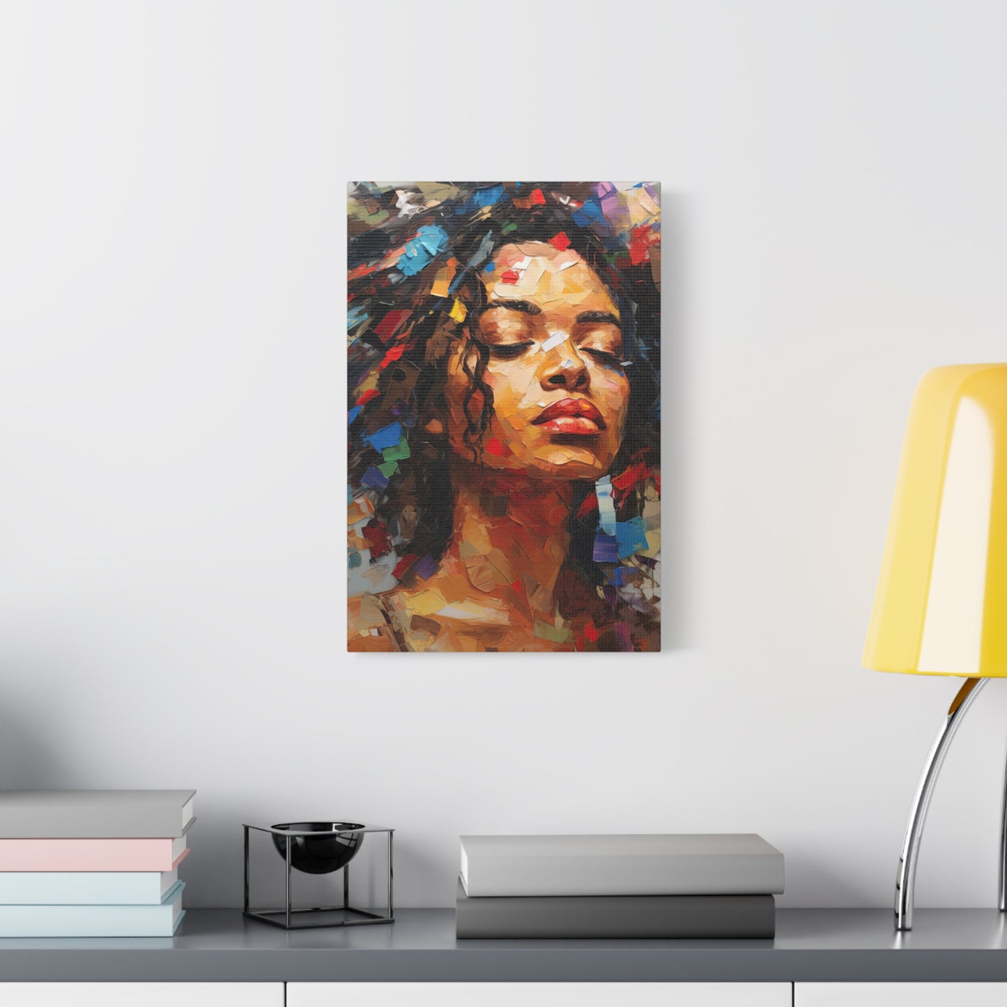 Black Girl Poster, African Woman Canvas, Black Art, Black Woman Art, Afro American Art, Modern Wall Art Decor